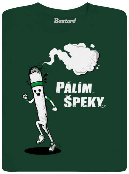 Pálím špeky pánské dlouhý rukáv Bottle Green