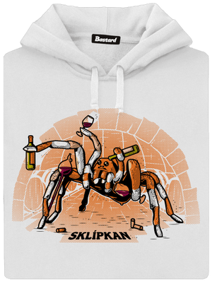 Sklípkan dámská mikina klokanka White