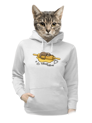 Miluju válení dámská mikina klokanka White