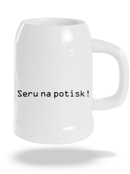 Seru na potisk půllitr White