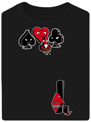 Vetřelec unisex tričko oversized Black