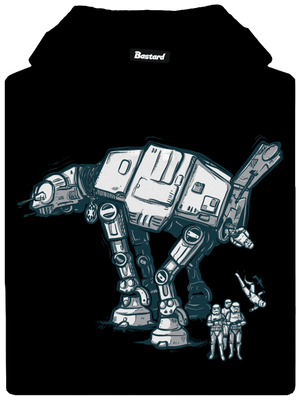 AT-AT pánská mikina klokanka Black