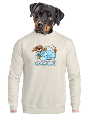 unisex mikina bez kapuce