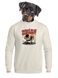 unisex mikina bez kapuce