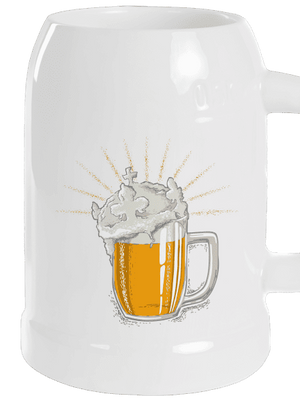 České zlato půllitr White