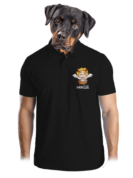 Andílek pánská polokošile Black