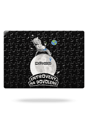 Introvert na dovolené puzzle White