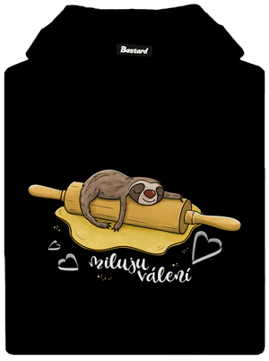 Miluju válení pánská mikina klokanka Black