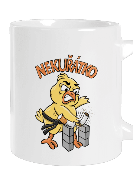 Nekuřátko velký hrnek White