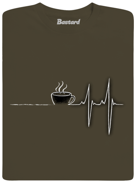 Coffee help pánské dlouhý rukáv Urban Khaki