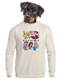 unisex mikina bez kapuce