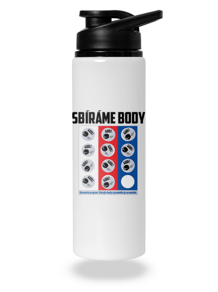 Sbíráme body - hokej lahev na vodu White