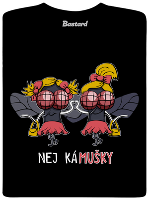 Nej kámušky pánské dlouhý rukáv Black