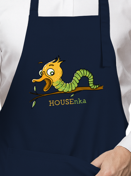 House-nka zástěra Navy