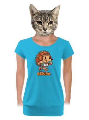 dámské tričko s lemem