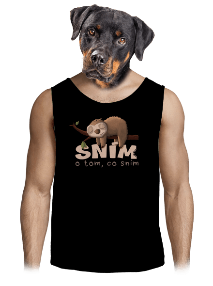 Sním o tom, co sním pánské tílko Black