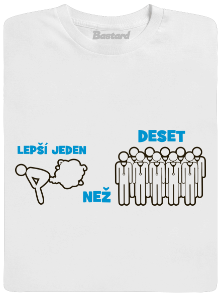 Jeden prd dětské tričko White