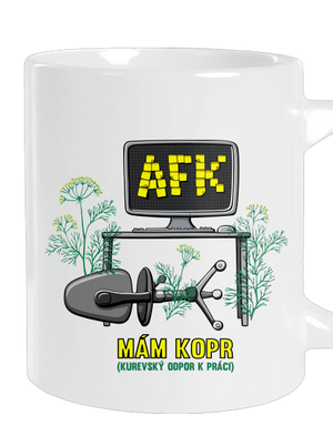 Mám kopr velký hrnek White