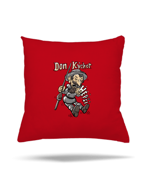 Don Kýchot polštář Red