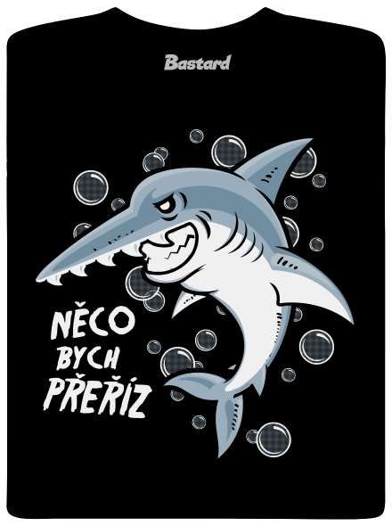 Žraločice a Piloun pánské tričko Black