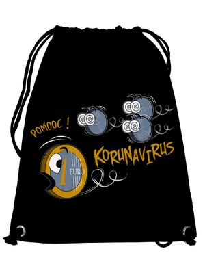 Korunavirus na útěku vak Black