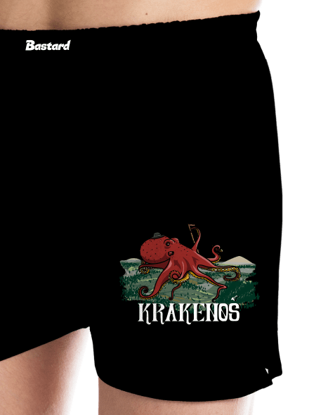 Krakenoš pánské trenky Black