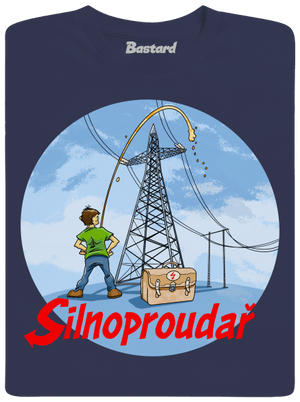 Silnoproudař pánské tričko Navy Blue