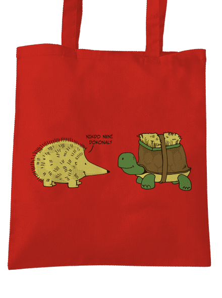 Želva s ježkem taška Bright Red