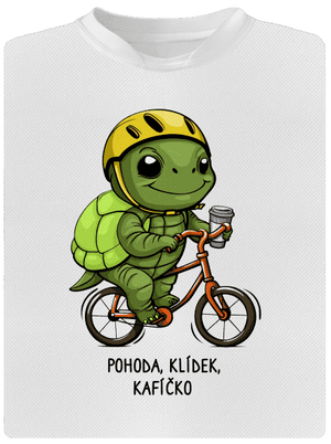 Pohoda, klídek dětské sportovní tričko White