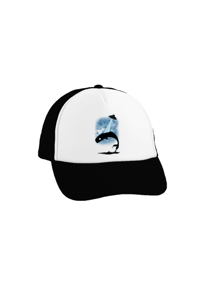 Big fish kšiltovka truckerka Black cap