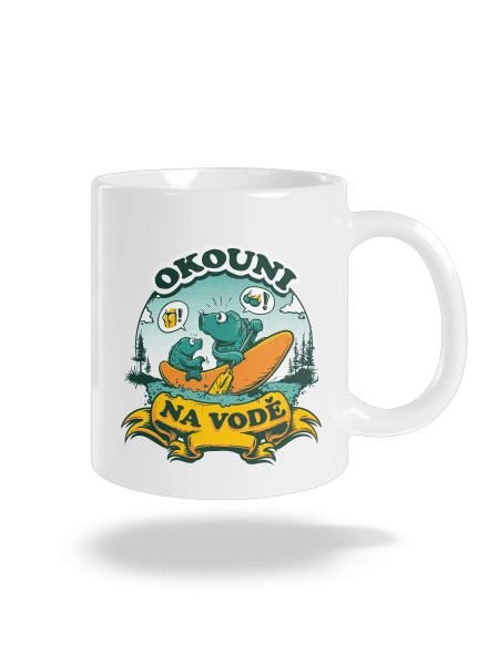 Okouni na vodě klasický hrnek White