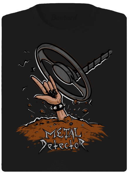 Metal detector dámské sportovní tričko Black