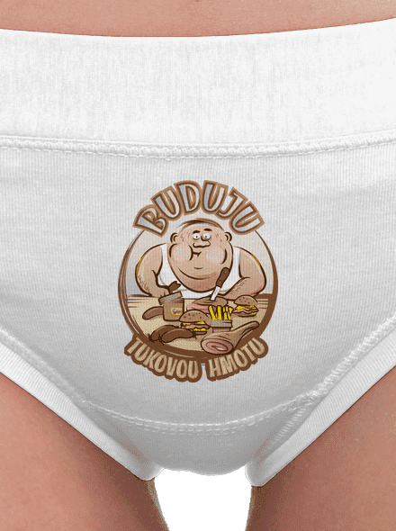 Tuková hmota dámské kalhotky White