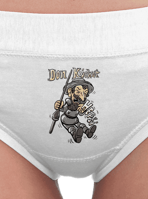 Don Kýchot dámské kalhotky White