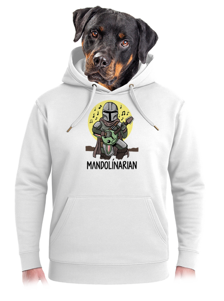 Mandolínarian unisex mikina premium Snowwhite
