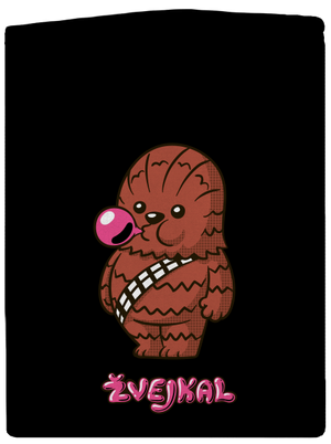 Žvejkal pánská mikina na zip Black