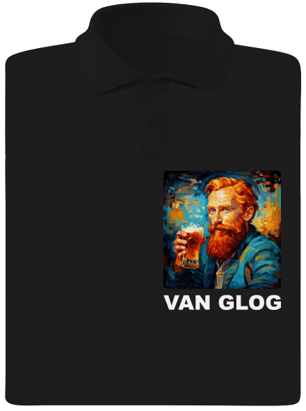 Van Glog pánská polokošile Black