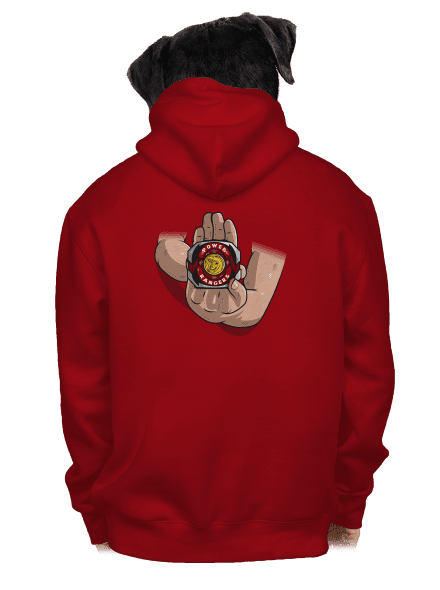 Morfujeme pánská mikina na zip Red