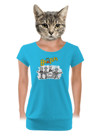 dámské tričko s lemem