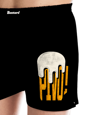 Nápis Pivo pánské trenky Black