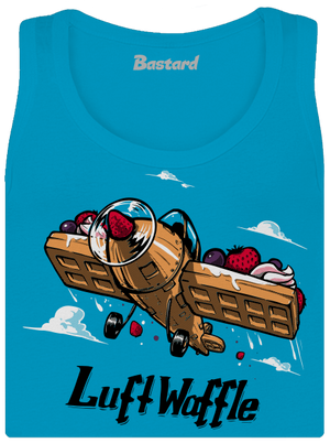 Luftwaffle dámské tílko klasické Blue Atol