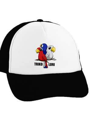 Trikolori kšiltovka truckerka Black cap