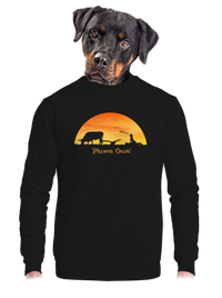 unisex mikina bez kapuce