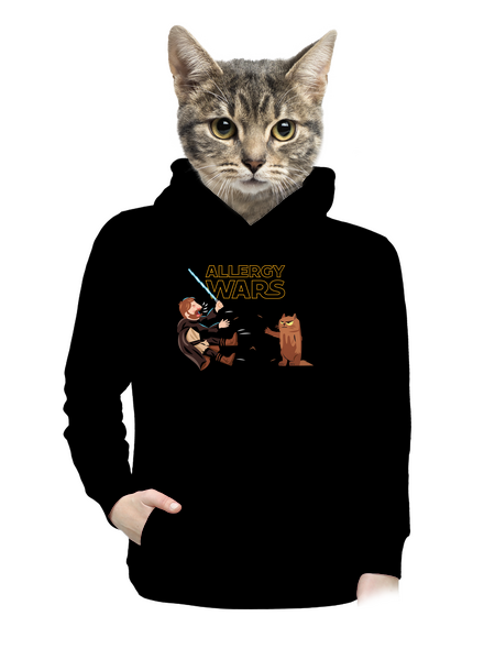 Allergy Wars dámská mikina klokanka Black
