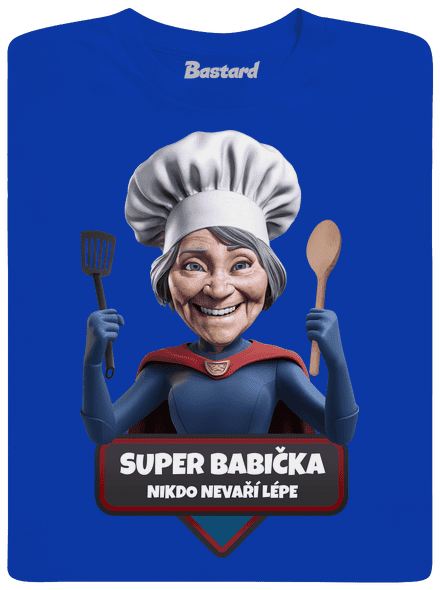 Super babička pánské dlouhý rukáv Royal Blue