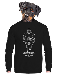 unisex mikina bez kapuce