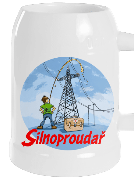 Silnoproudař půllitr White
