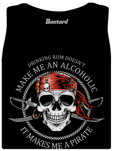 Pirát  dámské tílko klasické Black