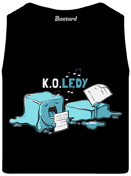 Koledy pánské tílko Black