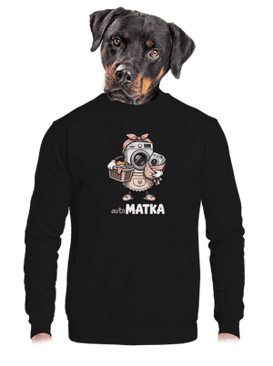 unisex mikina bez kapuce